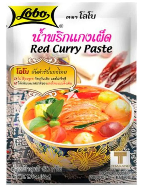 Lobo Red Curry Paste 50g