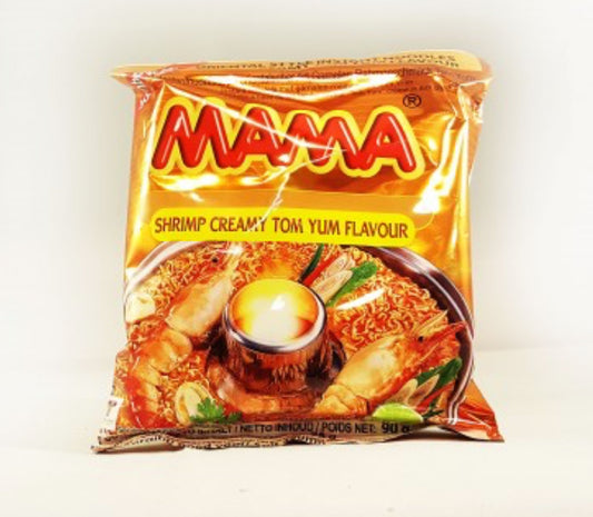 Mama Shrimp Creamy Tom Yum Flavour Noodles - 90g Packet